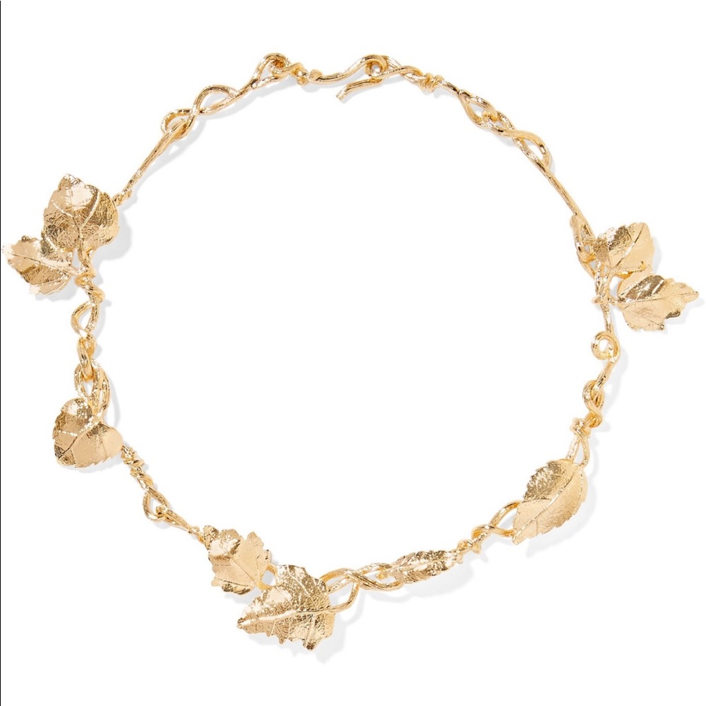 Aurelie Bidermann 18-karat gold-plated necklace